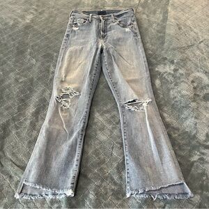 MOTHER Vintage Wash Flare Jeans